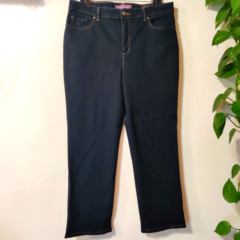 Gloria Vanderbilt Amanda Dark Blue Jeans 18